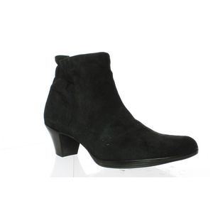 Munro Womens Alfie Black Ankle Boots Size 12 Extra Narrow (AAA+)!